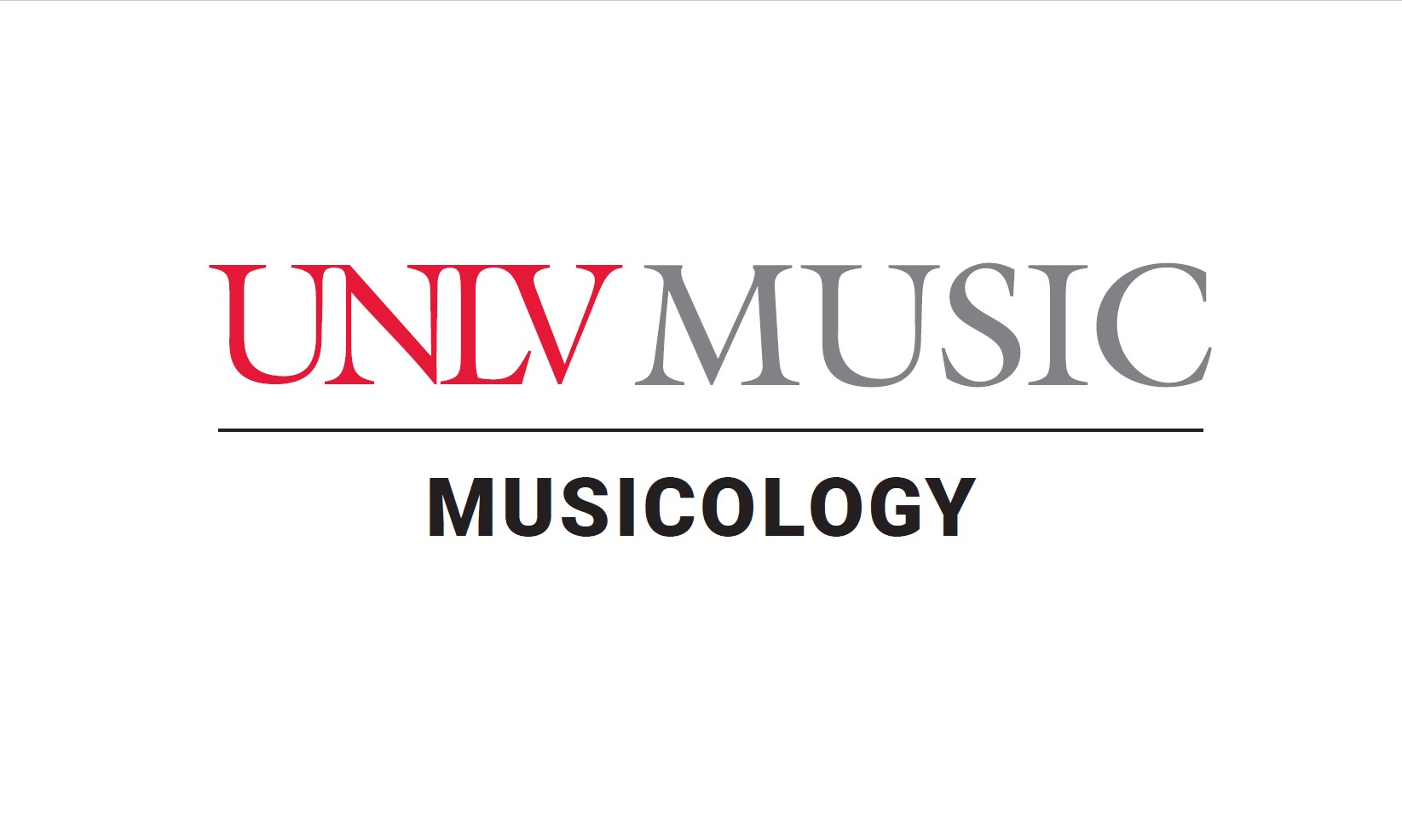 UNLV Musicology logo